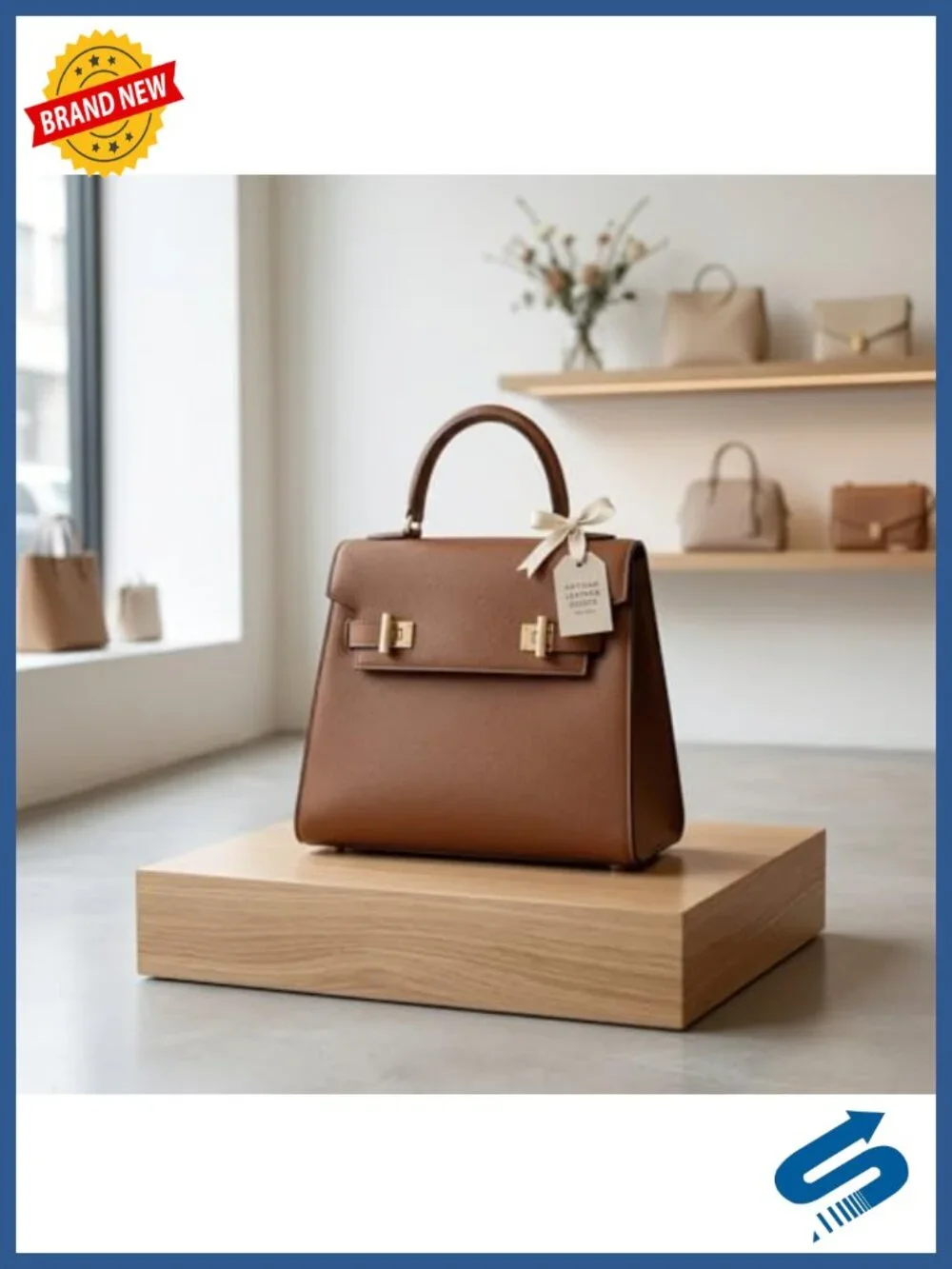 Large PU Leather Shoulder Tote Handbag for Women Work Travel